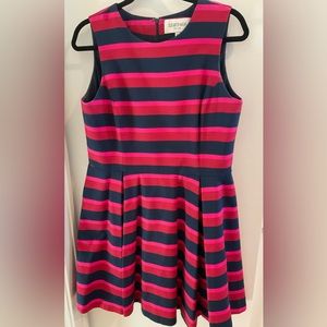 ELIZABETH MCKAY FIT & FLARE DRESS